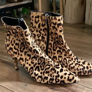 Halogen Cheetah Booties - 7.5